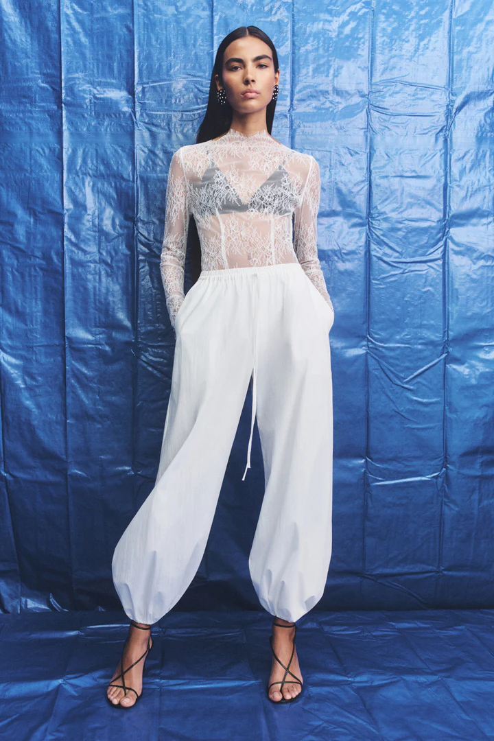 campbell harem pant - ivory 2