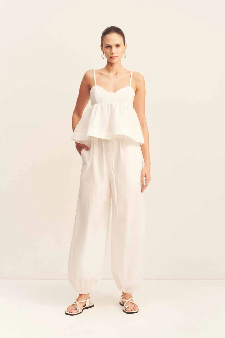 campbell top - ivory