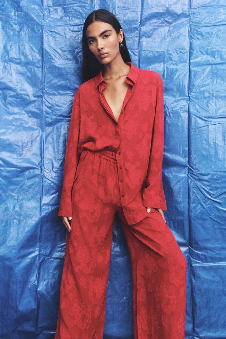 bowery shirt - cherry 2